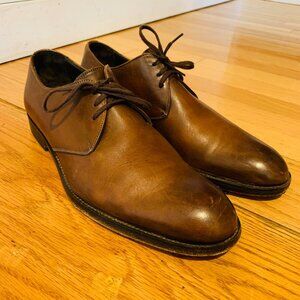 TO BOOT NEW YORK MEN BROWN LACE UP LEATHER SHOES